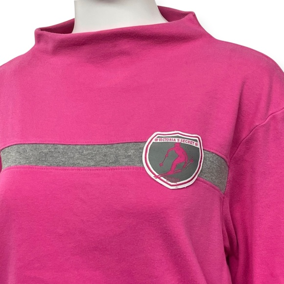 PINK Victoria’s Secret Vintage Y2K Team VS Lounge Set Top Wide Leg Pants Size XL - Picture 5 of 13